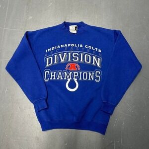 Vintage 90s indianapolis colts afc east champions graphic crewneck sweatshirt